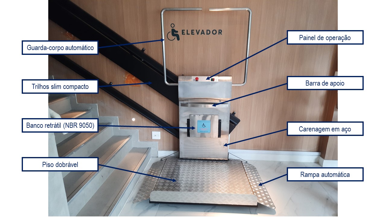 Elevador de Escada - Acessibilidade e PNE